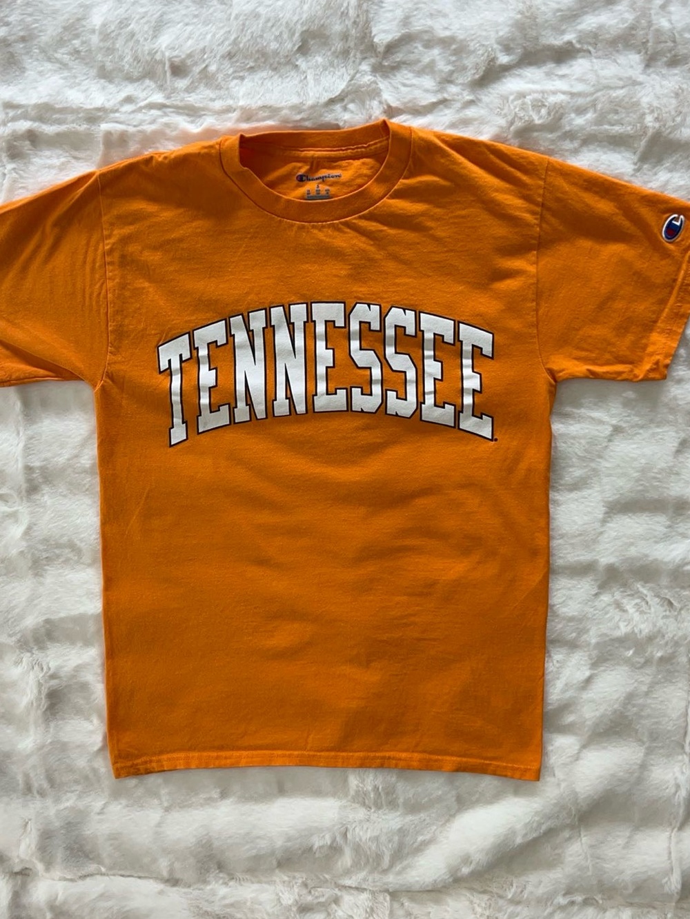 Champion Orange Tennessee Arch Logo Short-Sleeve Tee